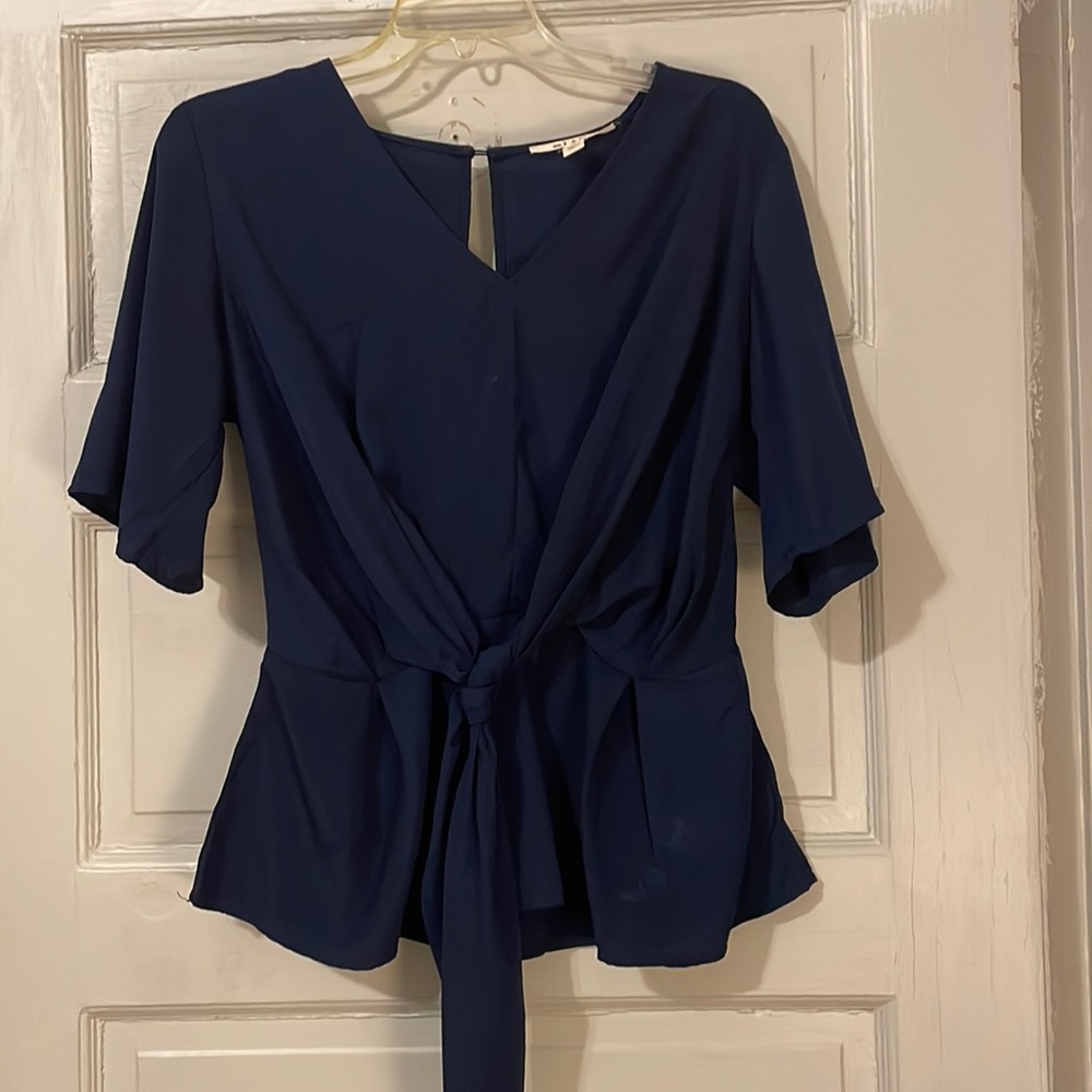 Navy blouse